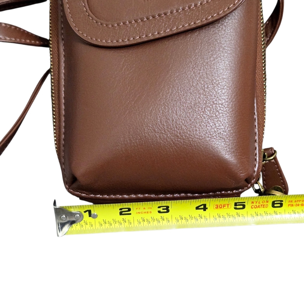 Minooy Aphrodite Crossbody Bag 1.5L Brown Chic Portable Everyday Phone Purse - Picture 10 of 12